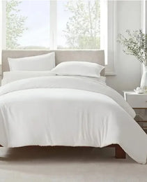 Serta Simply Clean Solid Duvet Cover Twin