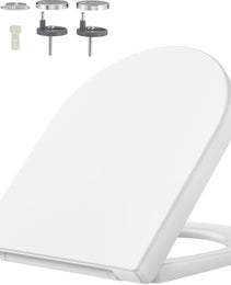 U-Shaped Toilet Seat – Ergonomic Bathroom Seat with Durable Hinges & Easy Installation