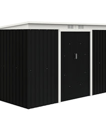 Metal Outdoor Storage Shed, Tool House With Double Lockable Doors For Backyard, Patio, Lawn, Garage, Dark Gray,Please Note The Dimensions And Weight In The Package Details Before Shipping.