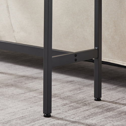Bar Table Set With 2 Bar Stools PU Soft Seat With Backrest, Grey