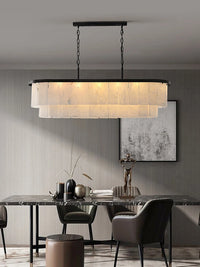 Marble Collcetion Black Gold Chrome 2026 Chandelier Hanging Lamp Lustre Alabaster Suspension Luminaire Lampen For Living Room