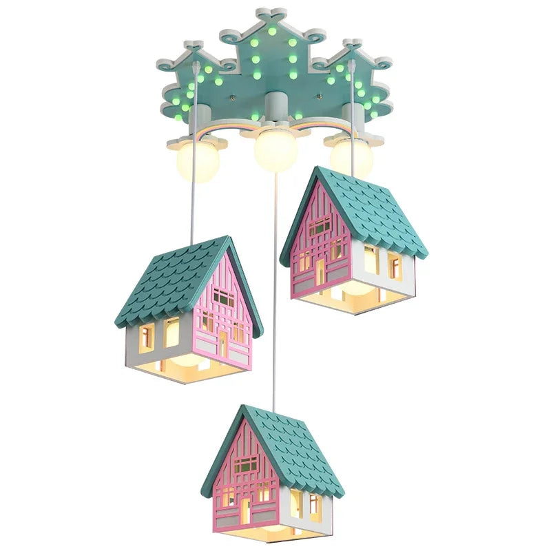 Children kids bedroom decor led lights for room indoor chandelier lighting chandeliers ceiling lamps for living room decoration