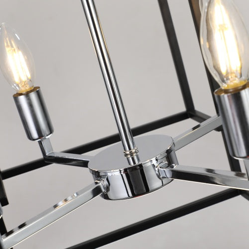 8 Lantern Tiered Chandeliers, Industrial Farmhouse Chandeliers Unavailable Platforms- CJDS