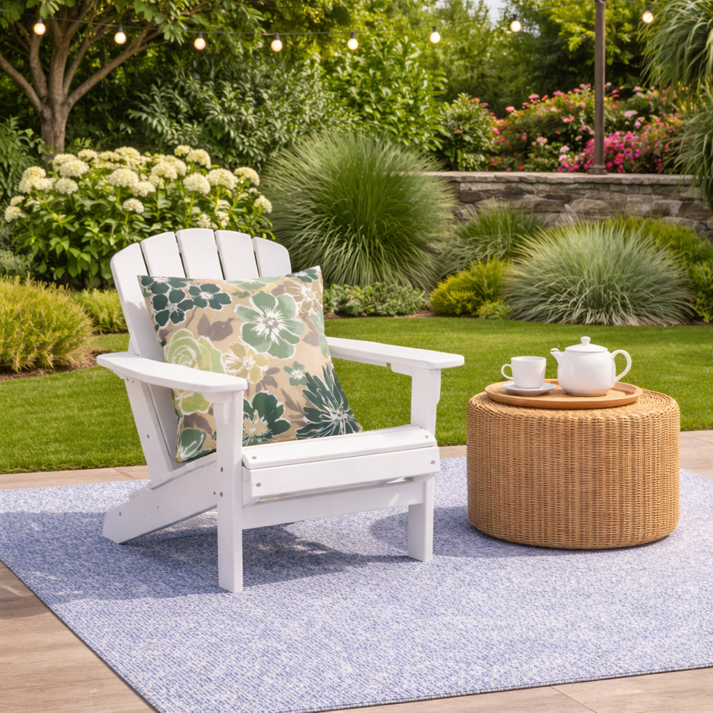 2 Pack Outdoor Throw Pillows, Waterproof & Fade-Resistant Patio Cushions For Garden, Porch, Poolside Furniture - Soft & Comfortable Decorative Pillow Covers 18x18 Inch, Magpie Fabrics