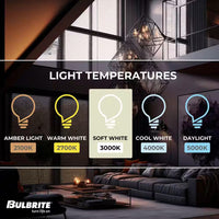 40-Watt Equivalent Soft White Light T6 (E12) Candelabra Screw Base Dimmable Milky LED Light Bulb (4 Pack)