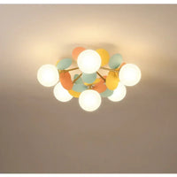 Scandinavian Style Chandelier For The Children's Room Nursery Bedroom Modern Led Chandeliers Living Room With Petals Lighting