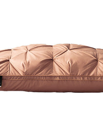A Pair Of Feather Pillows And White Goose Single Neck Guards