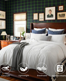 This High-quality White And Pink Oversized Solid Color Duvet Cover Set Includes One Duvet Cover And Two Pillowcases. Its Universally Appealing Design Creates A Warm And Cozy Atmosphere For Any Campus