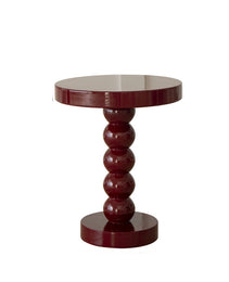 Home Vintage Solid Wood Round Table Bedside Side Table