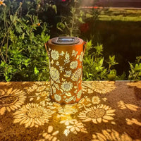 Sunflower Light and Shadow Light Waterproof Outdoor Light  Solar Powered for Night Pathway Lawn Garden Patio Decor Lighting