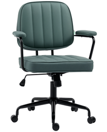 Home Office Chair with Adjustable Height and Tilt, Green