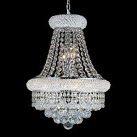 Gold Crystal Chandeliers for Dining Room，12-Lights D22 Inch