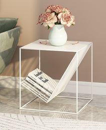 Minimalist Iron Art Sofa Side Table Corner Bedside Table