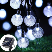 LED String Light Solar Fairy Lights 5m 20LED Warm Light Waterproof Outdoor Garden Wedding Decoration Christmas Lamp