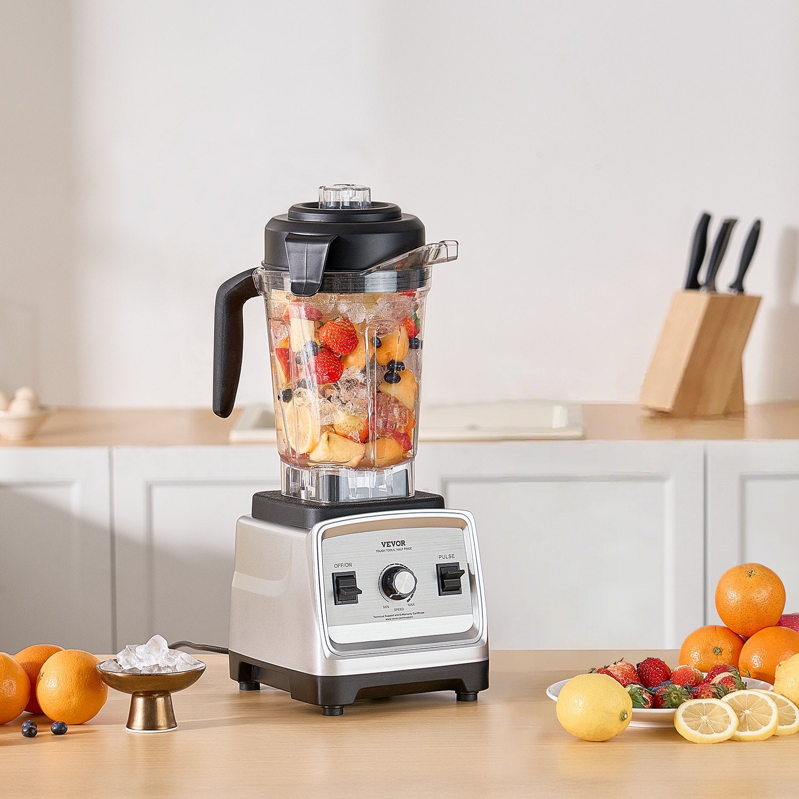 85 Oz 1400W Blender For Smoothies Food Processing Blender For Kitchen