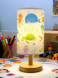 Kids Table Lamp,Cute Kitty Lamp for Bedroom Girls Decorative Bedside Lamps