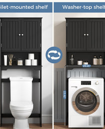 Drawer-equipped Toilet Above Storage Rack, Bathroom Toilet And Towel Storage Rack, Standalone Toilet Stand