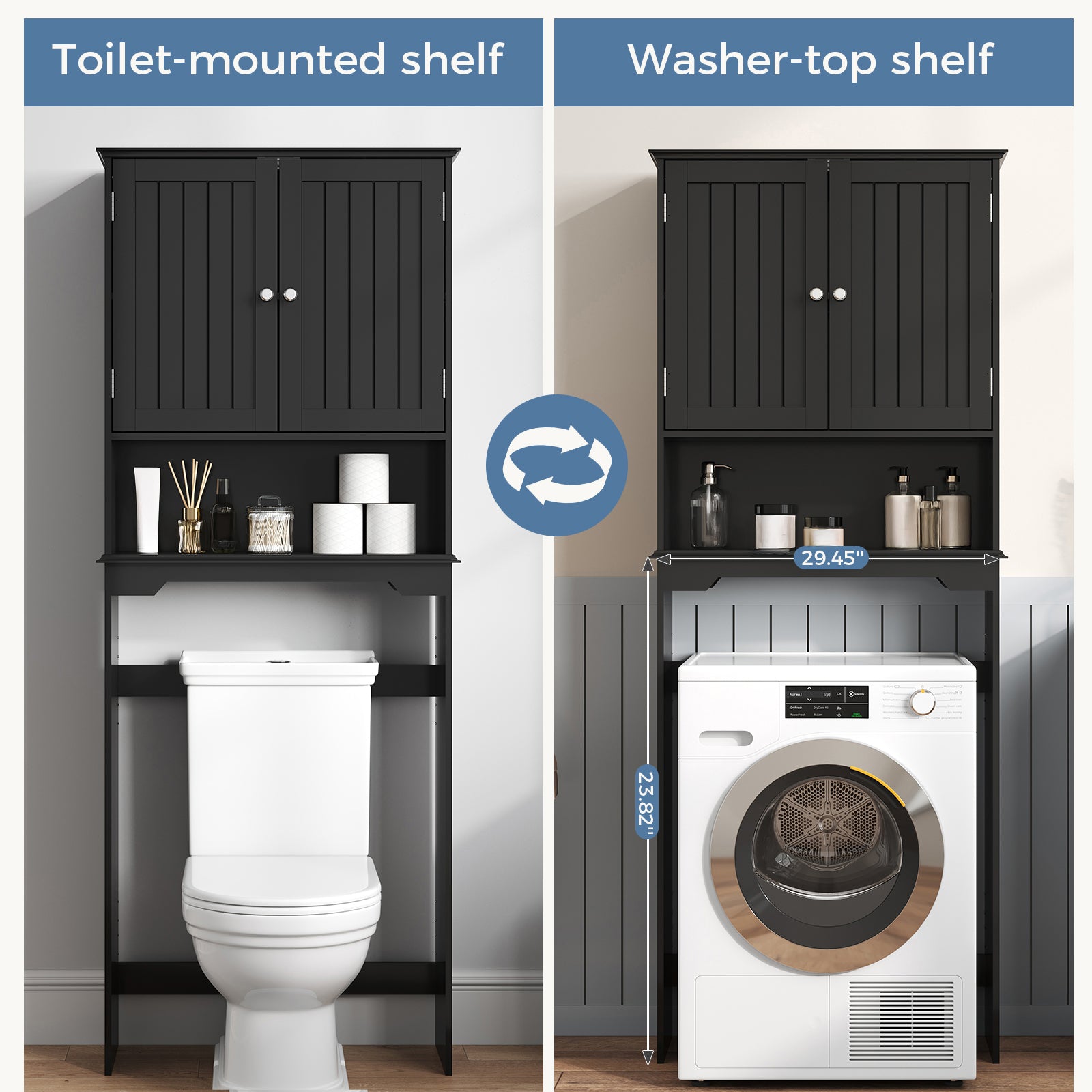 Drawer-equipped Toilet Above Storage Rack, Bathroom Toilet And Towel Storage Rack, Standalone Toilet Stand