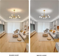 Sputnik Chandeliers for Dining Room，9 Lights D30 Inch