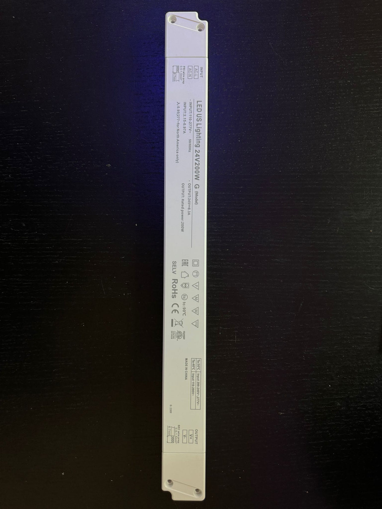 Power Supply 200W - 24V - G MODEL- YSD