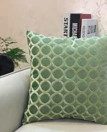 Home Decorative Sofa Throw Pillows Flannel Cushion Cover
