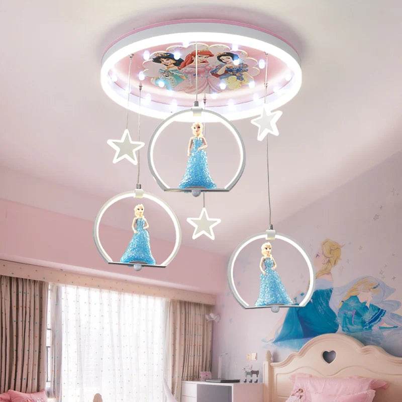 Nordic kids bedroom decor led lights for room indoor chandelier lighting chandeliers ceiling lamps for living room decoration