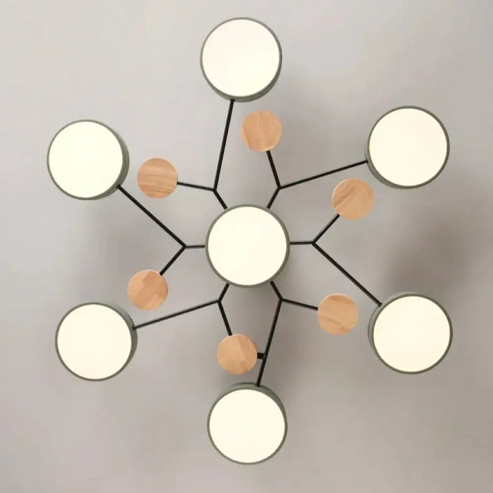 LED Chandelier with 3 Different Colors Suitable for Living Room Bedroom Hotel apartment Study Home Decoration Indoor Lighting
