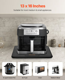 Appliance Slider 13 X 16 In Sliding Tray For Coffee Maker Black