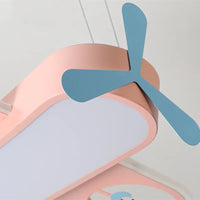 2025 Modern Pink Blue Chandelier Led Deco Designer Aircraft Lamp Baby Girl Boys Home Decor Kids Room Chandelier Lighting