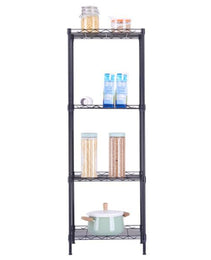 4-Tier Wire Shelving Unit Metal Storage Rack