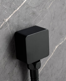 Shower System With Shower Head, Hand-held Shower, Slide Bar, Spray, Shower Arm, Hose, Valve Trim And Lever Handle