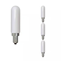 40-Watt Equivalent Soft White Light T6 (E12) Candelabra Screw Base Dimmable Milky LED Light Bulb (4 Pack)