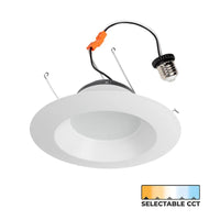Retrofit ROUND 6 Inch 5CCT 14W LED Down Light - LUX