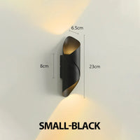 Creative Design LED Wall Lamp 10W Indoor Wall Lights Waterproof Outdoor Modern Nordic Sconce Lamp Interior Home Decor Lámparas