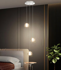 236'' Long Large Crystal Chandeliers LED Chandeliers for High Ceiling Handing Light Fixture for Entrance Hallway Foyer Staircase Lobby Gold