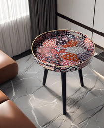 Small Side Table With Three Detachable 40cm Wooden Legs