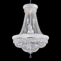 Gold Crystal Chandeliers for Dining Room，12-Lights D22 Inch