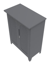 47'' Tall Metal Tool Storage Cabinet, With Ample Storage Space For Garage,Warehouse,Garden,Office, Living Room,Bathroom,Utility Room Slate
