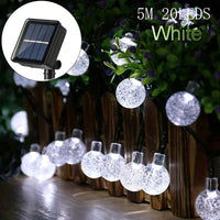 LED String Light Solar Fairy Lights 5m 20LED Warm Light Waterproof Outdoor Garden Wedding Decoration Christmas Lamp
