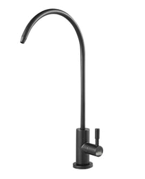 Stainless Steel Faucet, Lead-Free Water Purifier Faucets, Reverse Osmosis Faucet With Solid Brass Valve, High Arch Drinking Water Faucets For Kitchen Sink, Bar Counter, Cafe Shop, Matte Black