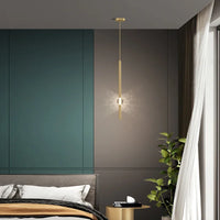 2025 Nordic Bedroom Bedside Chandelier Simple Modern Home Light Luxury Living Room TV Background Wall Decor Creative Crystal Led