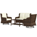  Mixed Brown Wicker Cream Whi