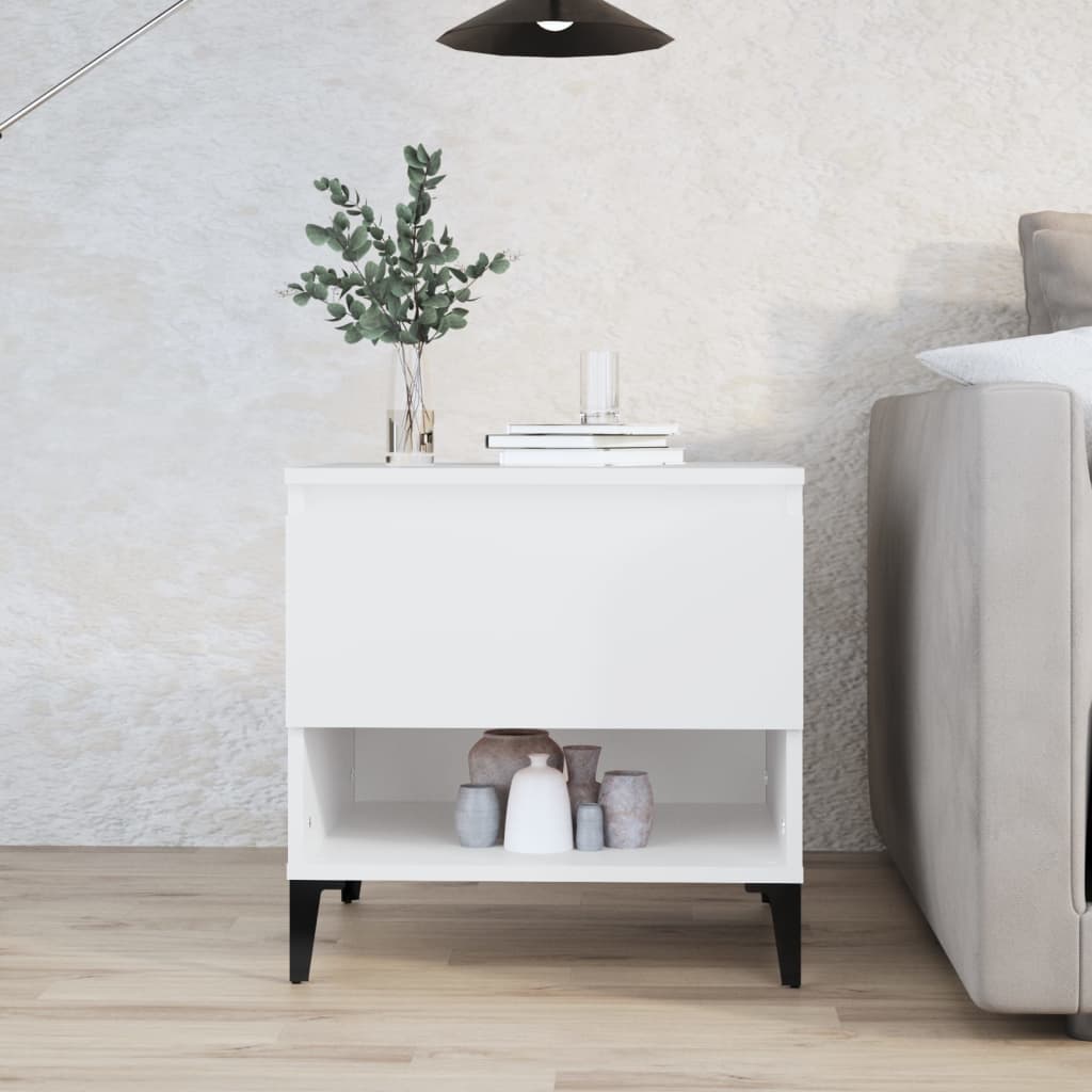 Side Table 50x Wood Material   Side Tables 2 pcs.