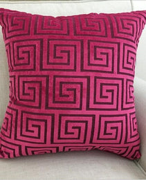 Home Decorative Sofa Throw Pillows Flannel Cushion Cover