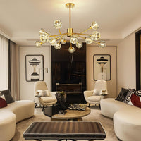 Sputnik Chandeliers for Dining Room，15 Lights D39'' Inch