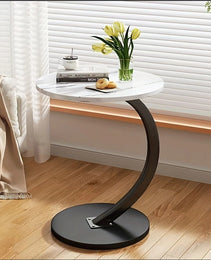 Round Small Coffee Table Living Room Sofa Side Table Bedroom Bedside Table Bedside Table Small Table Movable Coffee Table