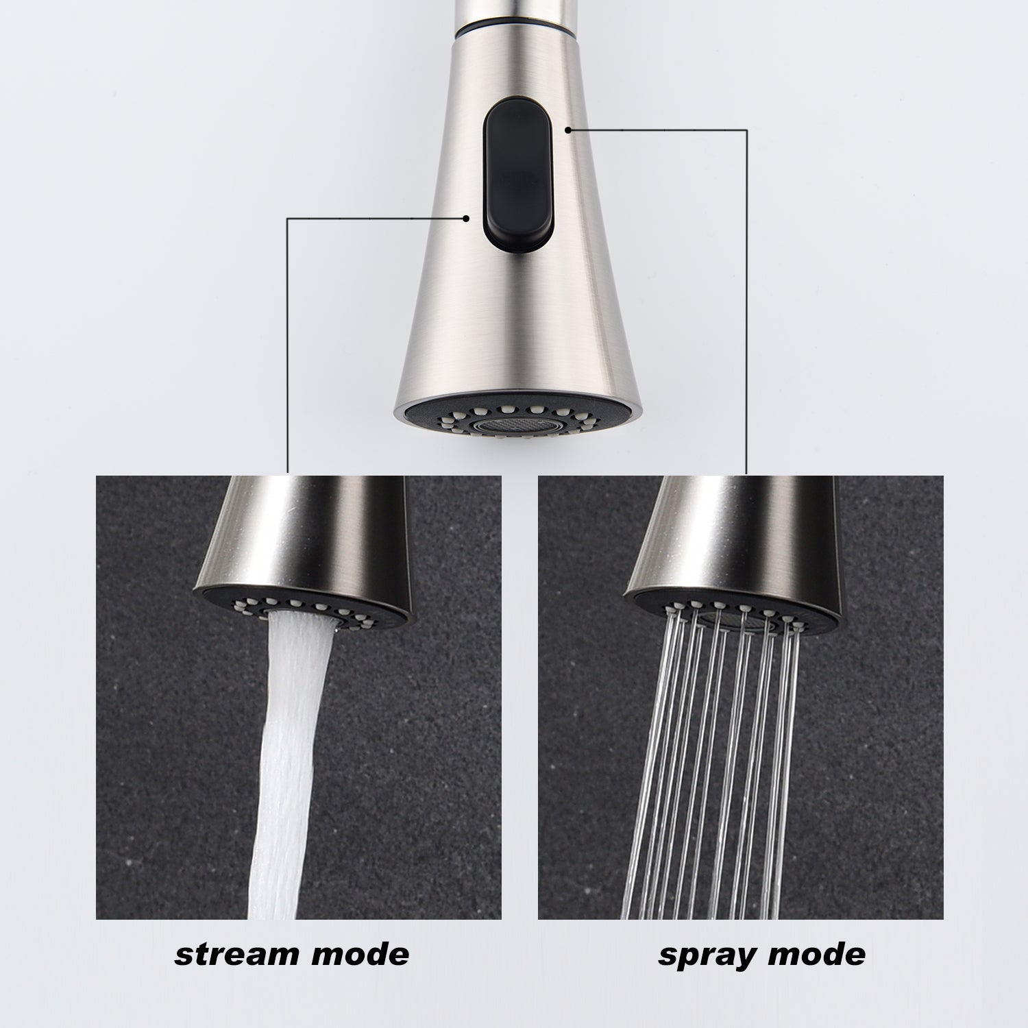 Kitchen Faucet With Pull Out Spraye