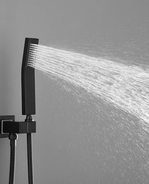 10 Inch Shower Head Bathroom Luxury Rain Shower Complete Combo Set Wall Mounted