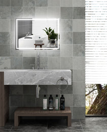 kleankin 32" x 24" LED Bathroom Mirror