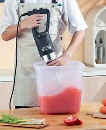 Commercial Immersion Blender, 750W 12' Heavy Duty Hand Mixer, Variable Speed Kitchen Stick Mixer With 304 Stainless Steel Blade, Multi-Purpose Portable Mixer For Soup, Smoothie, Puree, Baby Food